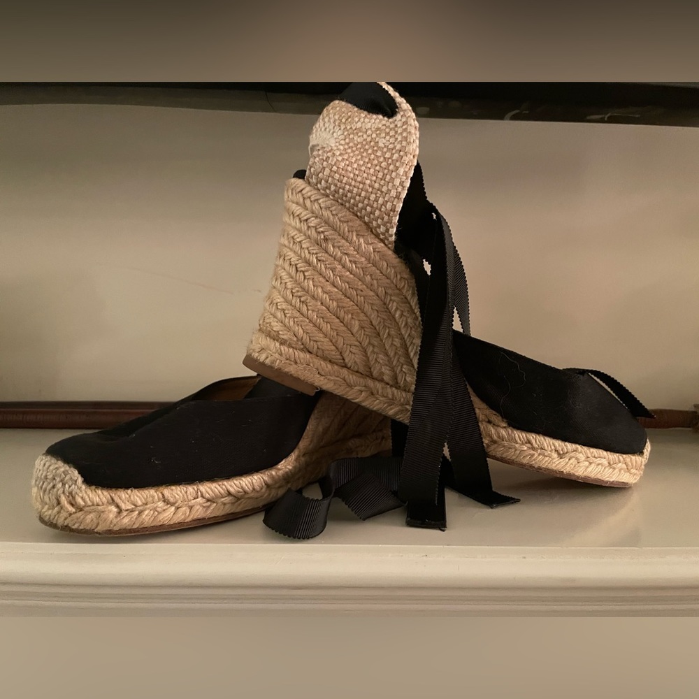 Christian Louboutin  black espadrilles  38